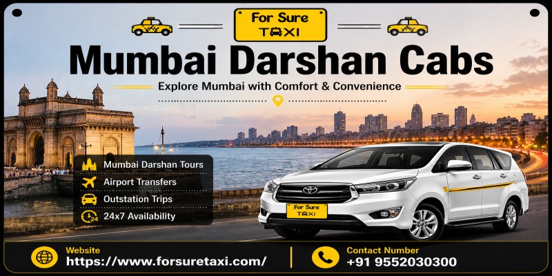 Mumbai Darshan Cabs – Simple Booking for City Sightseeing Travel