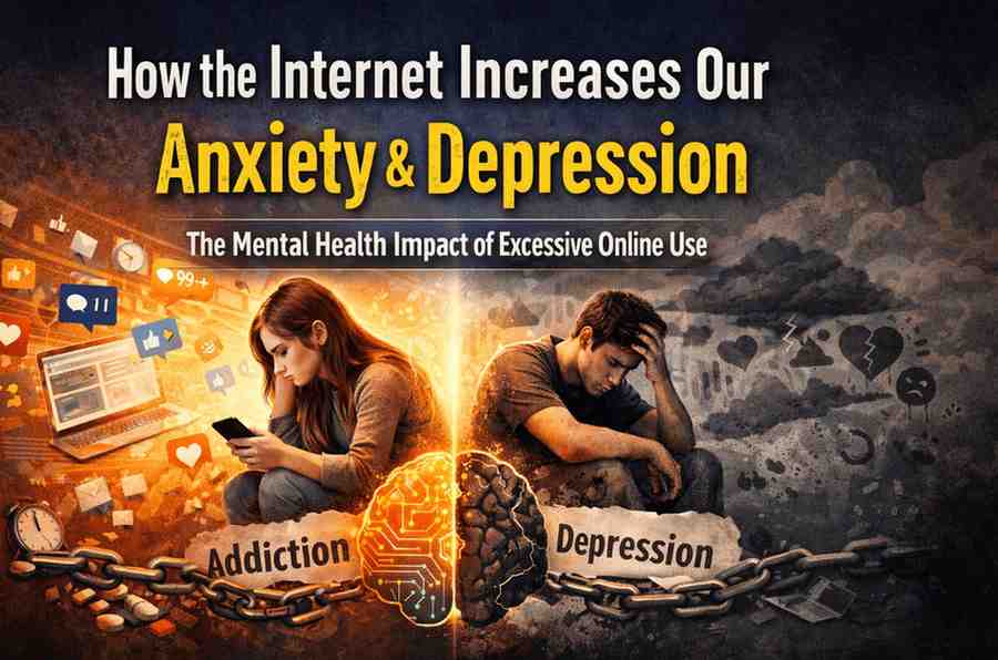 How the Internet increases our Anxiety and Depression