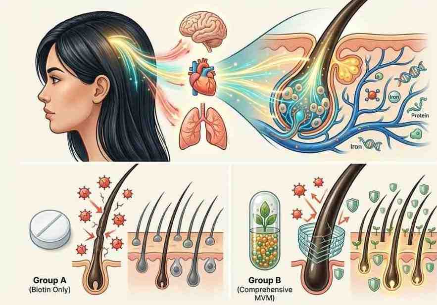 Nutritional Guide for Female Hair Recovery