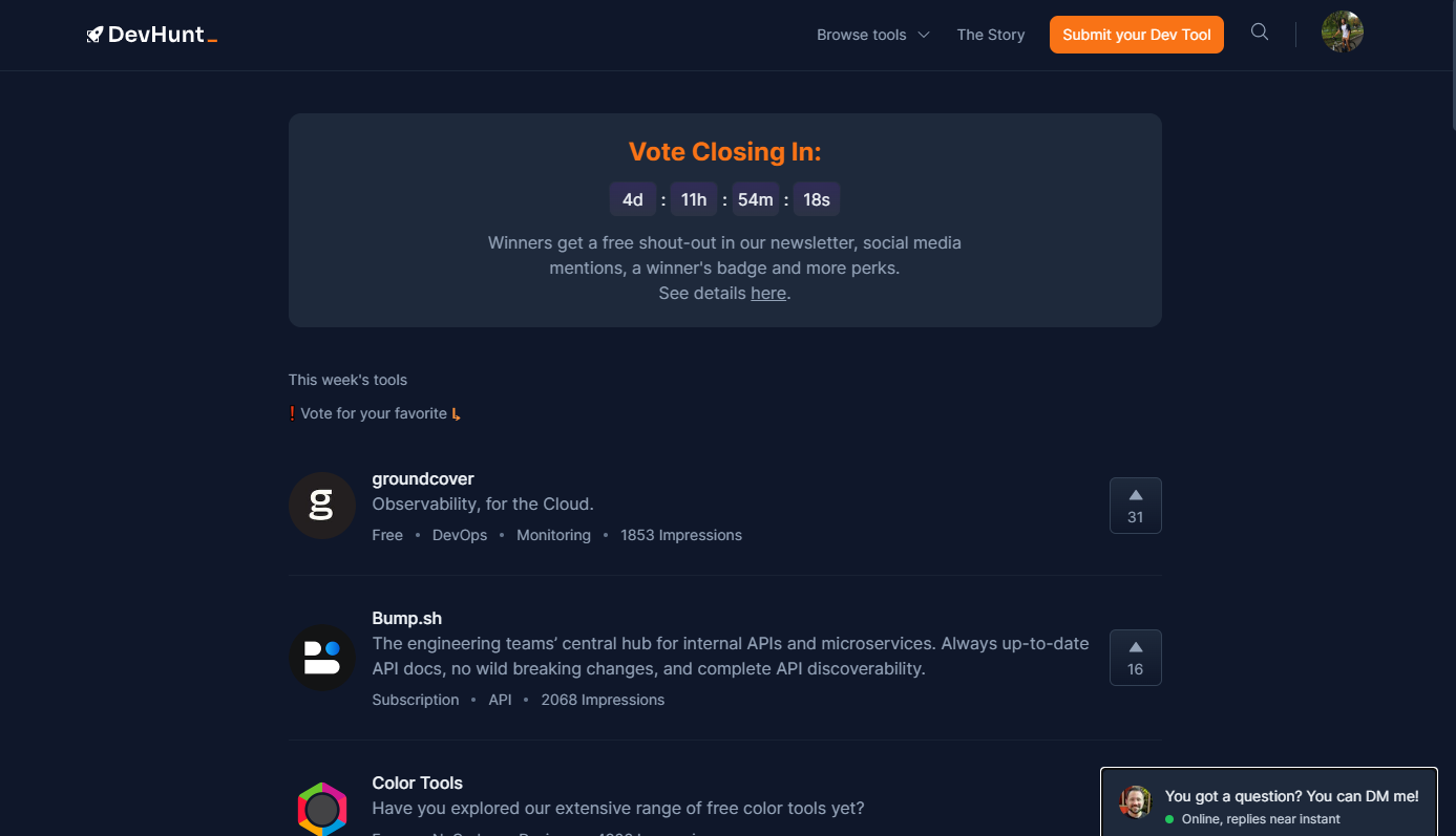 DevHunt — empowering developers to lead the software revolution.