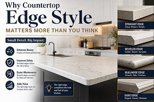 Why Countertop Edge Style Matters More Than You Think
