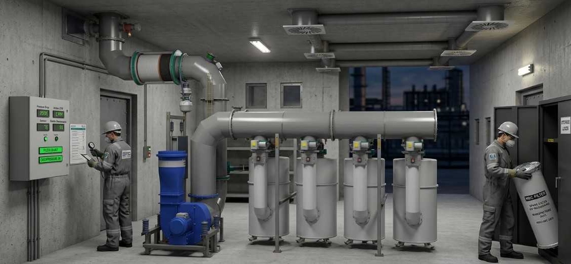 Industrial Safety with NBC Filtration System 
