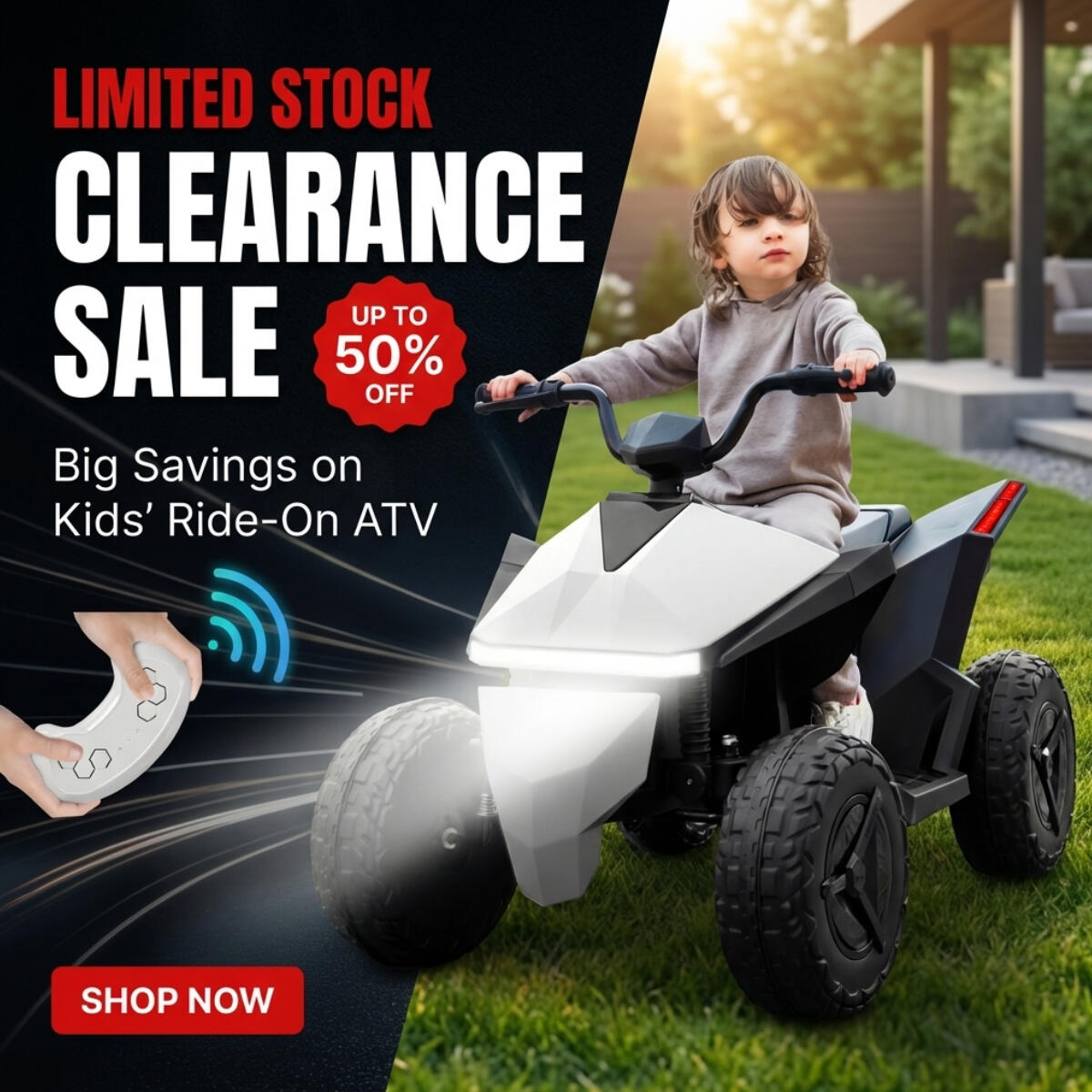 Stop Waiting and Start Saving: Kids Electric ATV Clearance Sale Explained