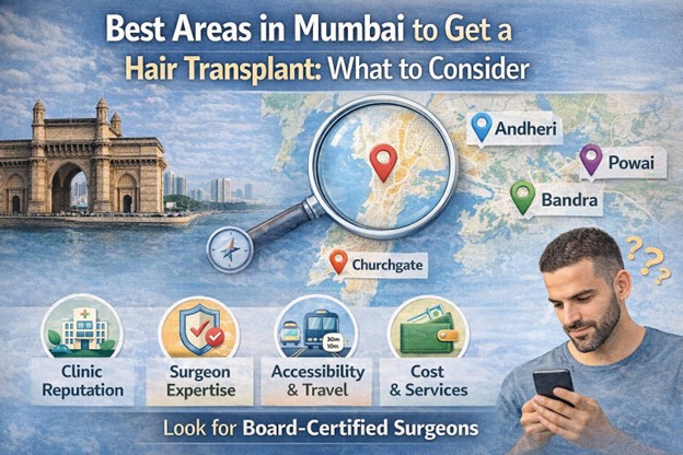 Best Areas in Mumbai to Get a Hair Transplant: What to Consider