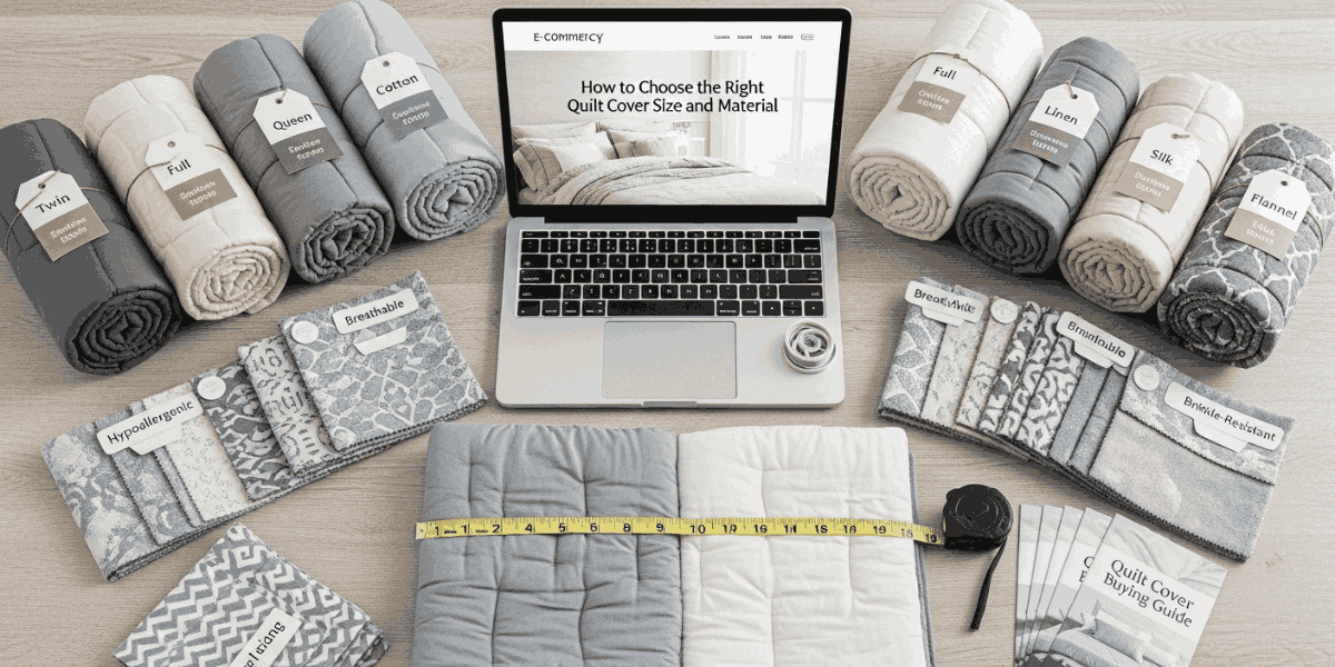 How to Choose the Right Buy Quilt Cover Size and Material Online