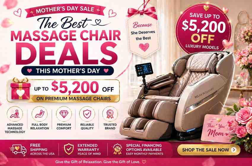 I Researched Every Mother's Day Massage Chair Deal in 2026 — Here Is What Actually Stands Out