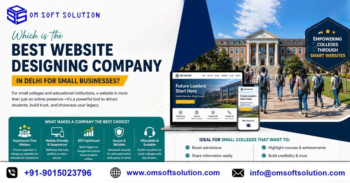 Which is the best website designing company in Delhi for small businesses?