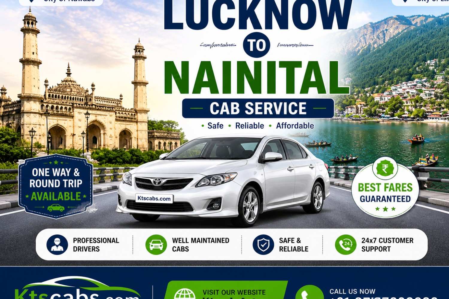 Affordable Lucknow to Nainital Taxi Package for Family Or Group Trips
