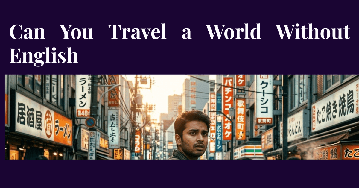 Can You Travel the World Without English? Honest Country-by-Country Truth