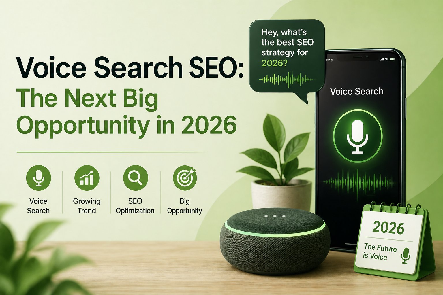 Voice Search SEO: The Next Big Opportunity in 2026