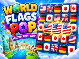World Flags Pop Game – Fun Flag Quiz & Geography Puzzle Challenge