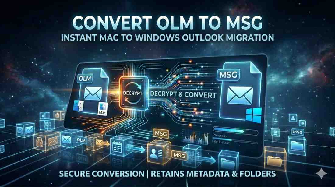 How to Convert OLM to MSG Format Easily 