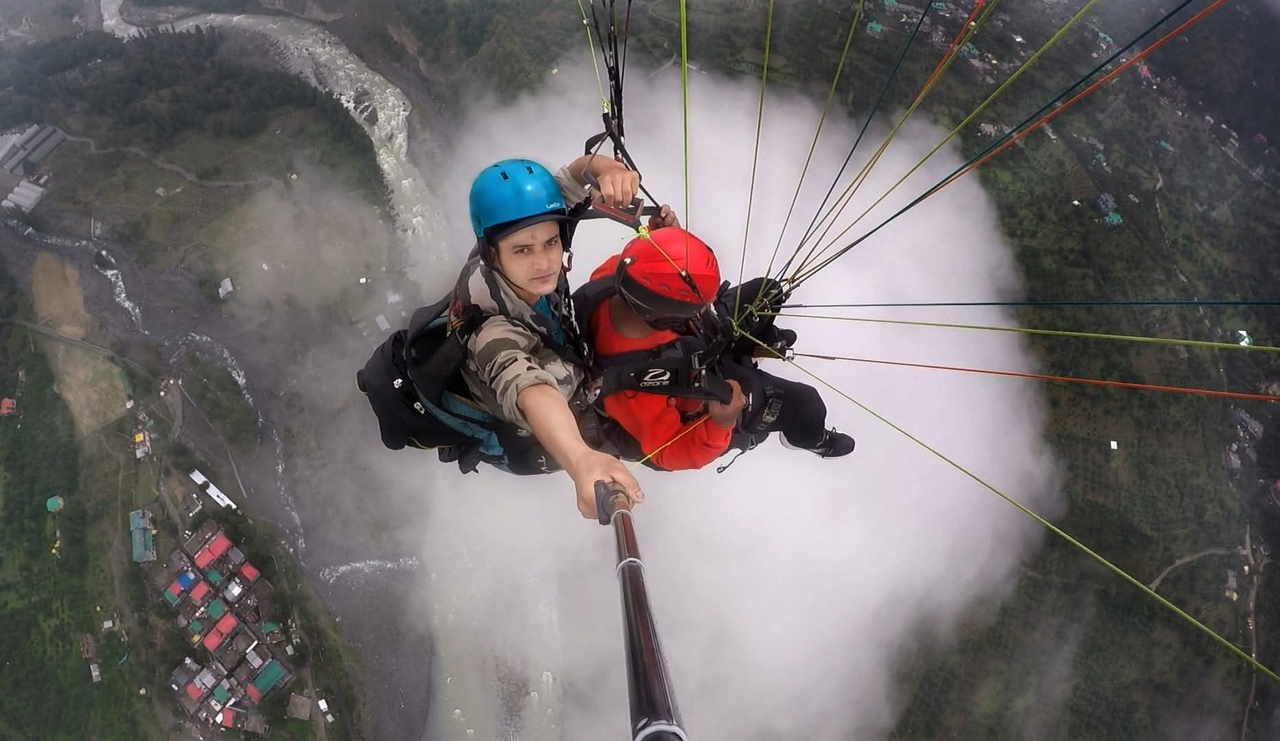 Paragliding in Manali: Soaring Above the Mountains