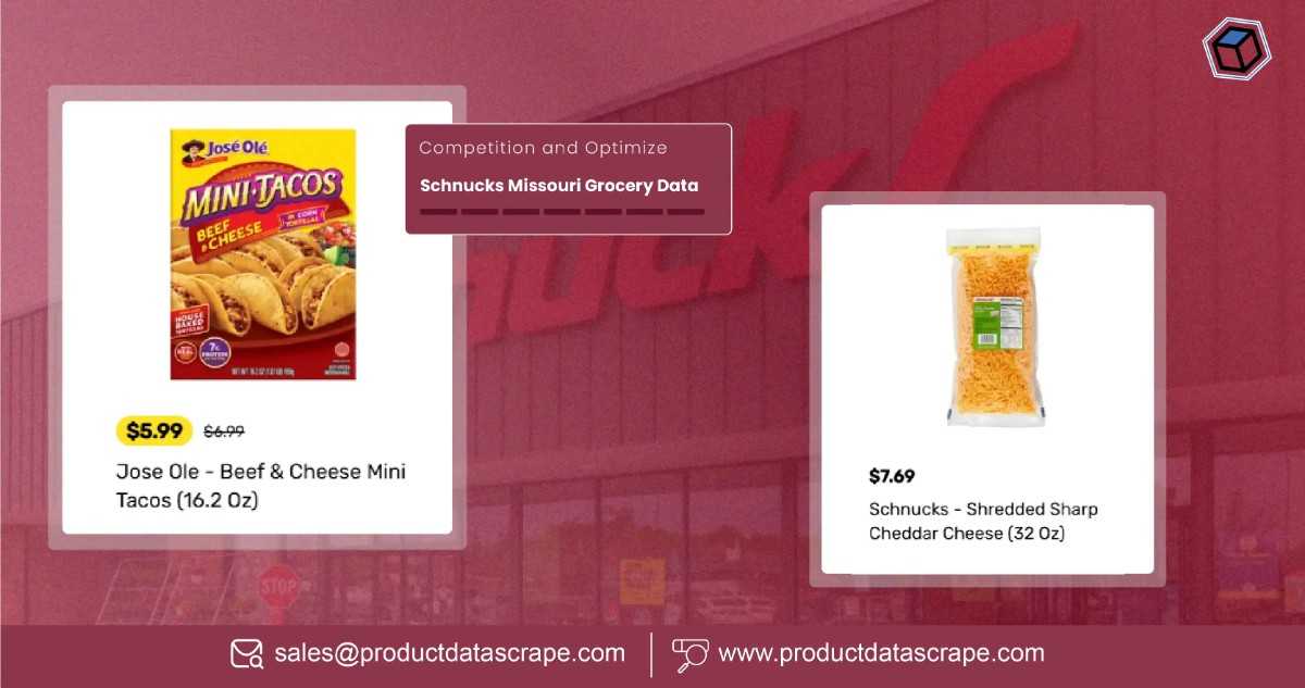 Scrape Schnucks Missouri Grocery Competitive Data