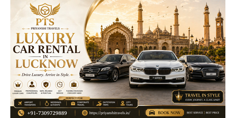   Luxury Car Rental in Lucknow Premium Rides for Elite Travel
