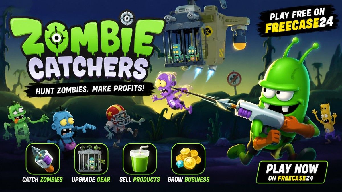 Zombie Catchers on freecase24 – Play Free Zombie Hunting Game