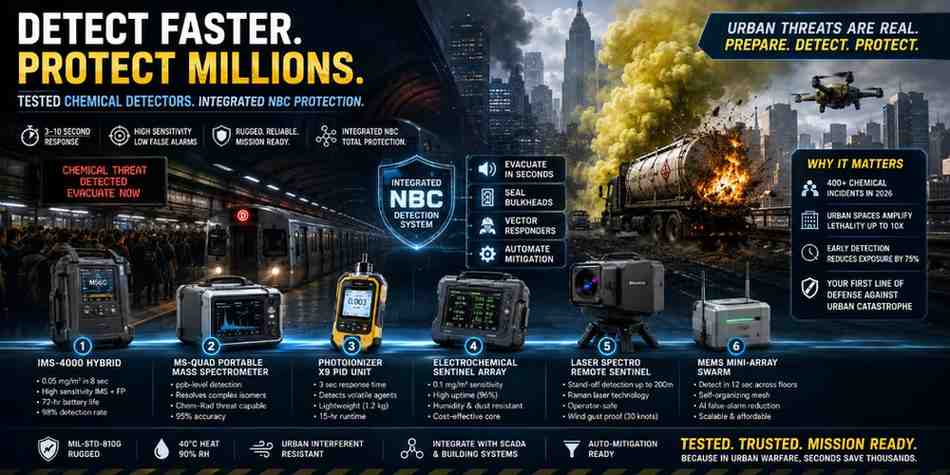 Chemical Detectors for Urban Infrastructure