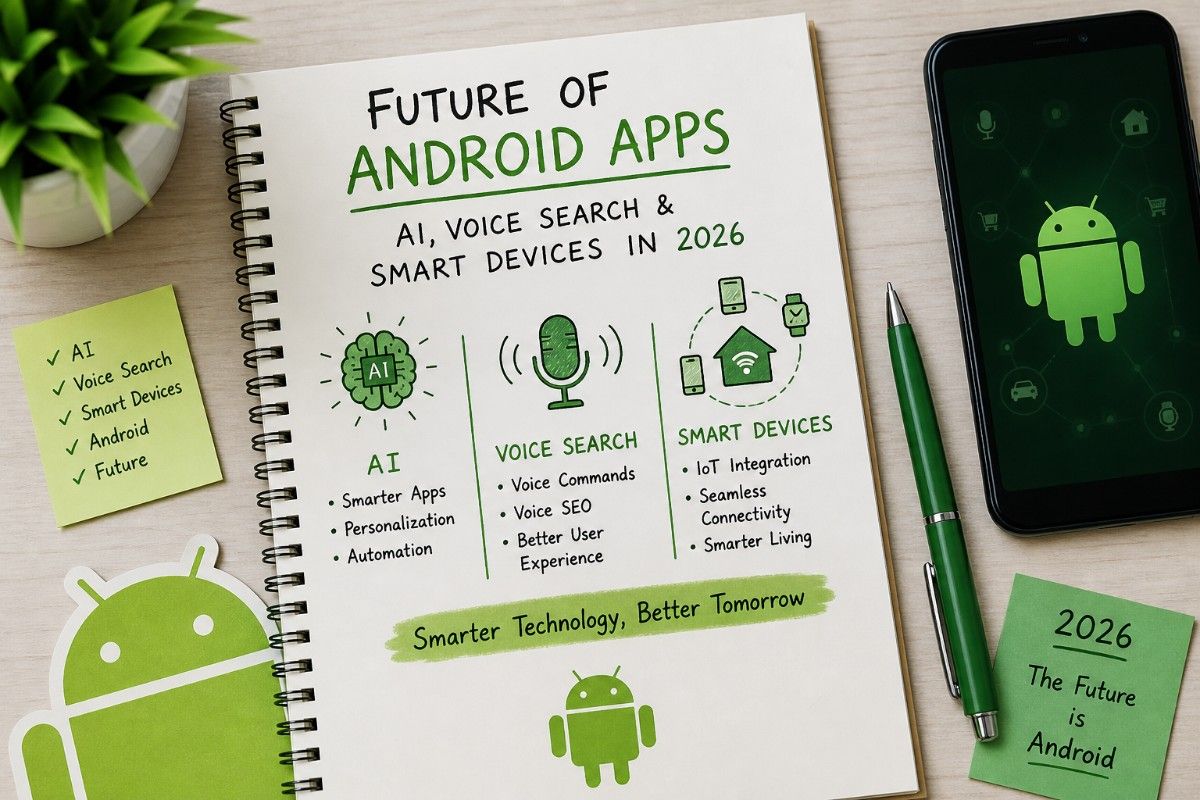Future of Android Apps: AI, Voice Search & Smart Devices in 2026