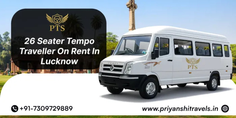 26 Seater Tempo Traveller on Rent in Lucknow Quick Booking