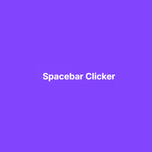 Space Bar Clicker: A Simple Game That Tests Speed and Focus