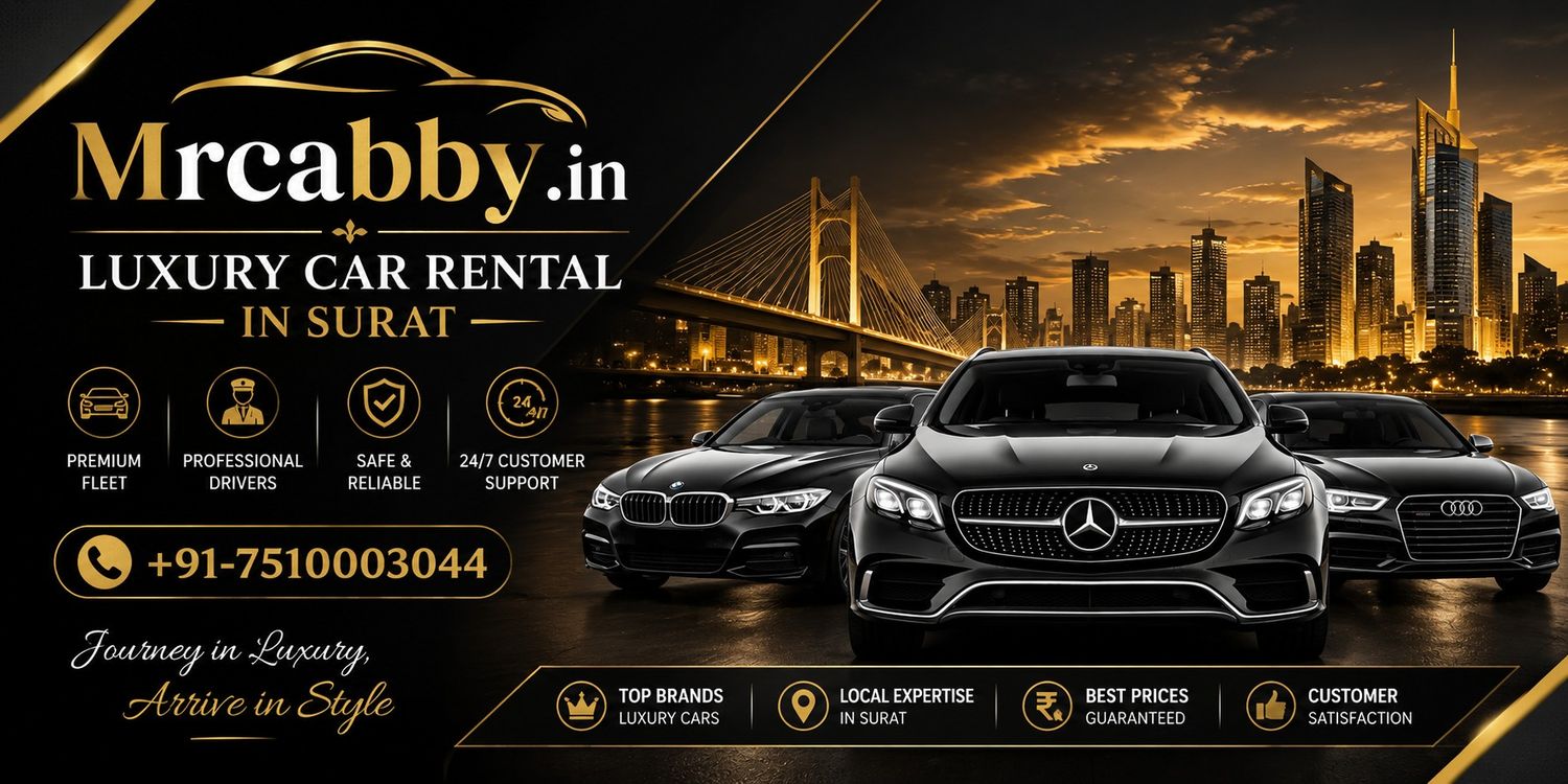 Book Any Type of Luxury Car Rental in Surat from MrCabby