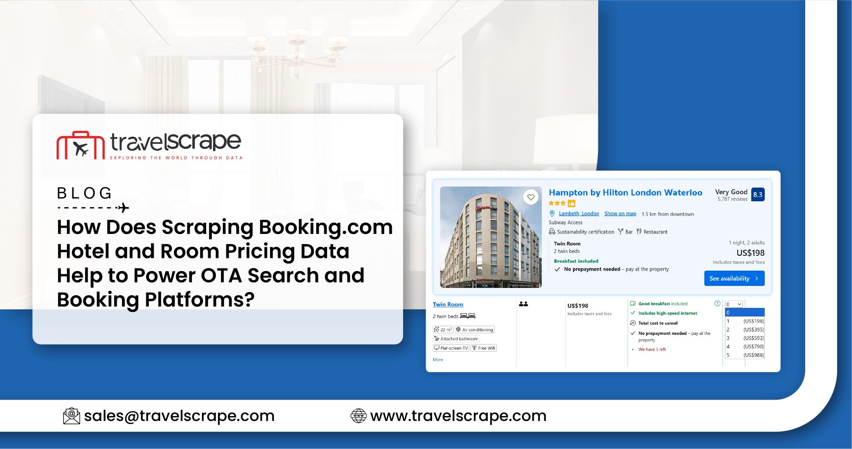 Scraping Booking.com Hotel and Room Pricing Data
