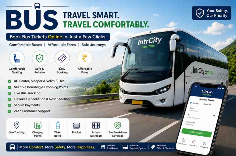 Bus Travel in India – Comfortable, Affordable & Convenient Journey Option
