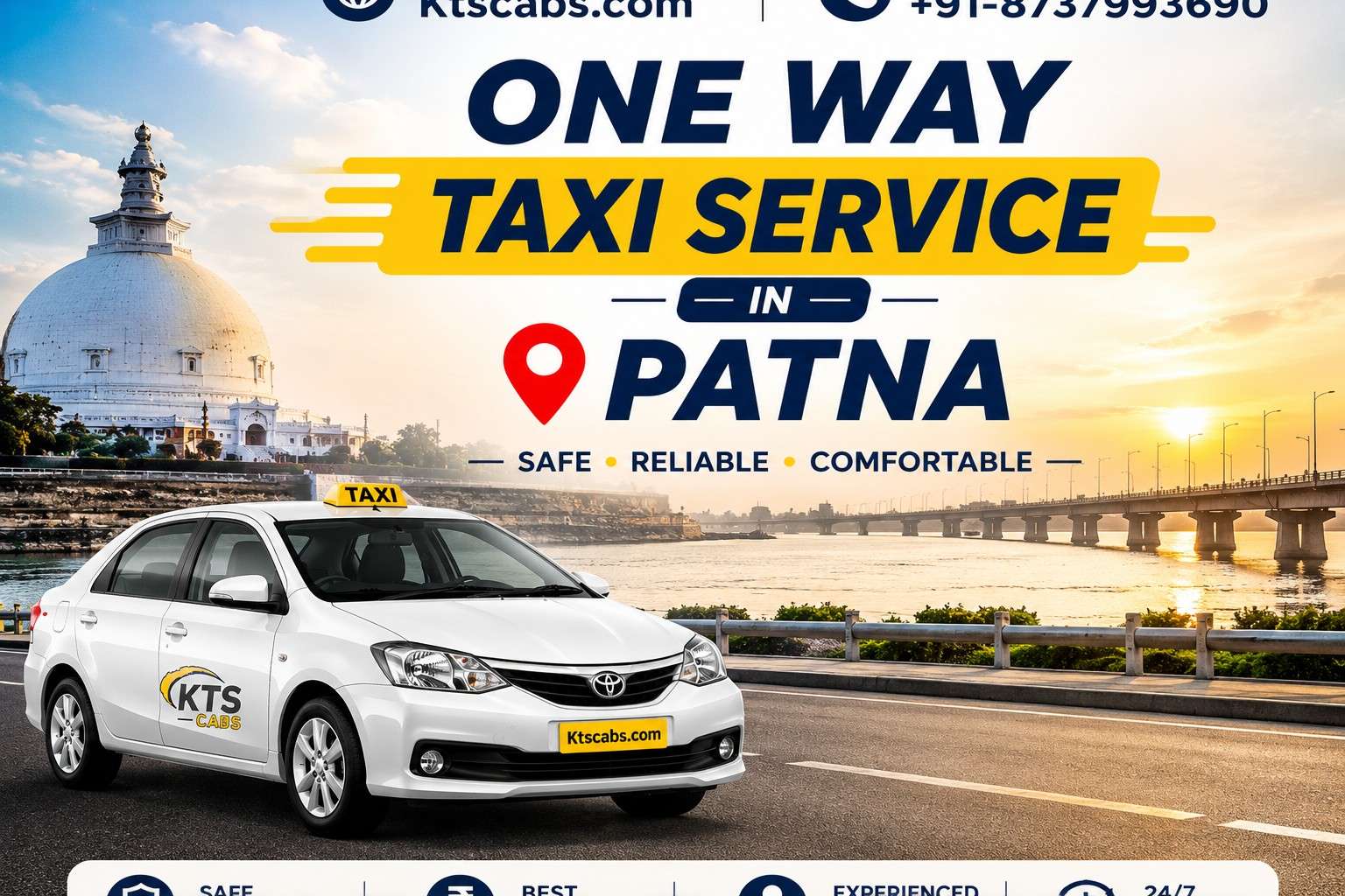 Complete Guide to One-Way Cabs in Patna: Fare, Distance & Route Details