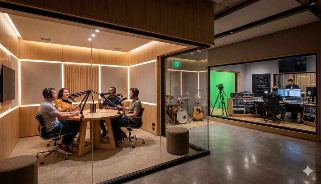 Professional Studio for Podcast in Dubai - Start Recording 