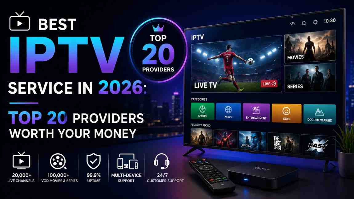 Best IPTV Service in 2026: Top 20 IPTV Providers Reviewed