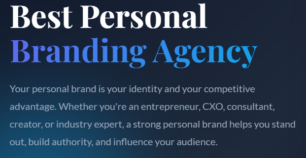 Best Personal Branding Agency: Build a Powerful Identity That Drives Success