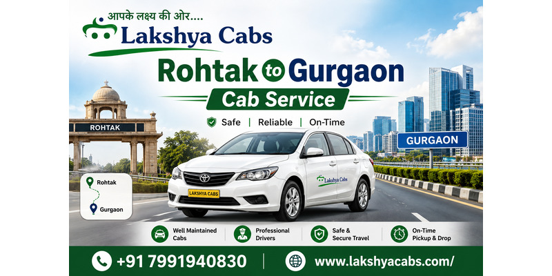 Rohtak to Gurgaon Cabs – Doorstep Pickup & Drop Facility