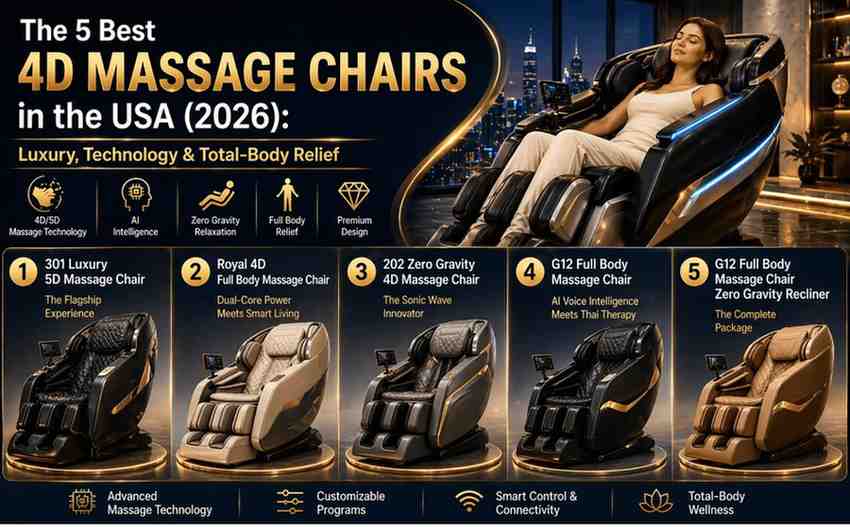 From Chronic Pain to Daily Recovery: How Kollecktiv's 4D Massage Chair Lineup Is Changing Home Wellness in 2026