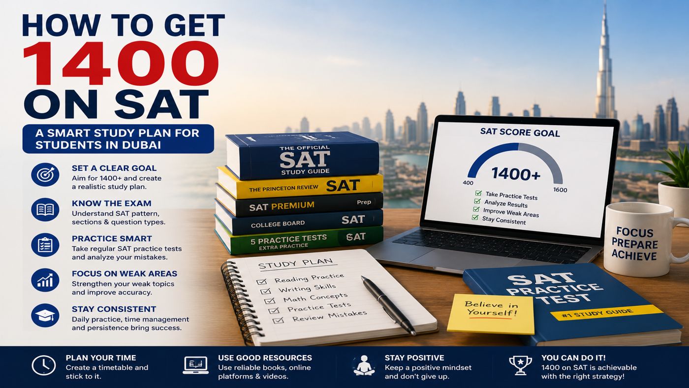 How to Get 1400 on SAT – A Full Guide for Dubai Students