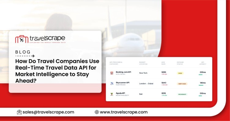 Real-Time Travel Data API for Market Intelligence to Stay Ahead