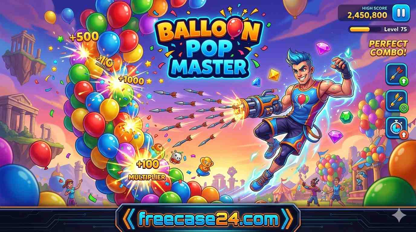                                                        Fun & Addictive Balloon Popping Adventure