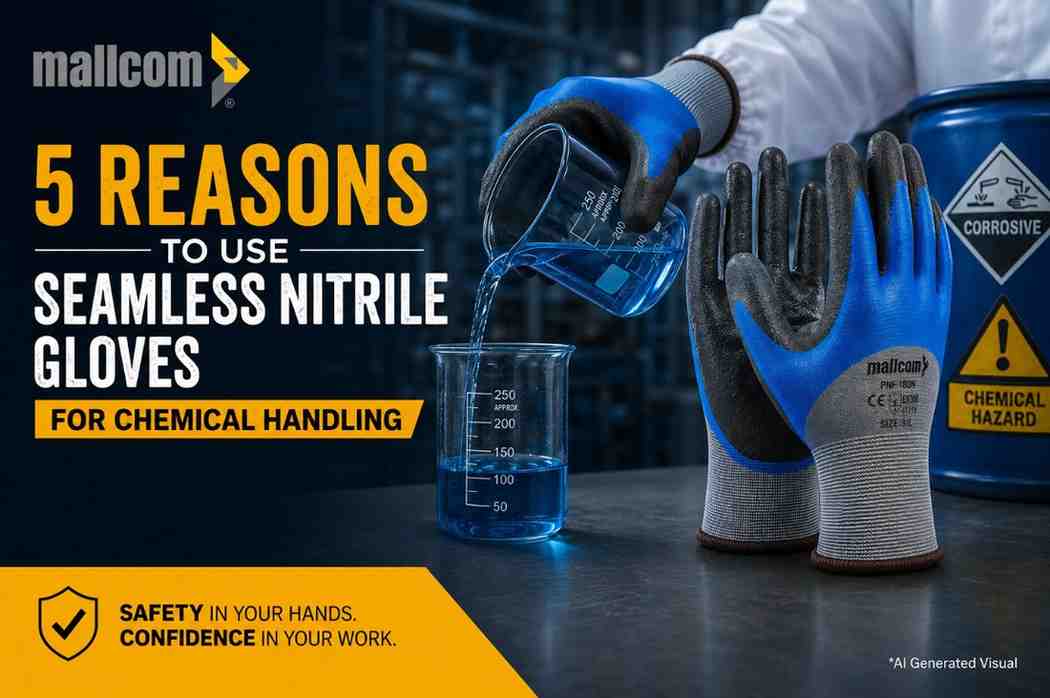 5 Reasons to Use Seamless Nitrile Gloves for Chemical Handling