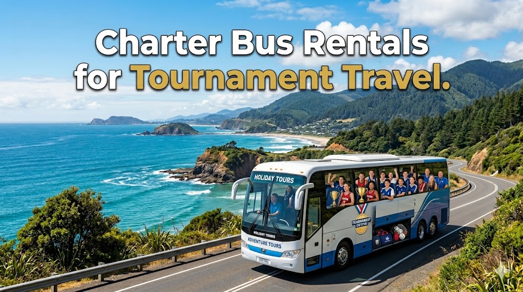 Why Sports Teams Choose Charter Bus Rentals for Tournament Travel 