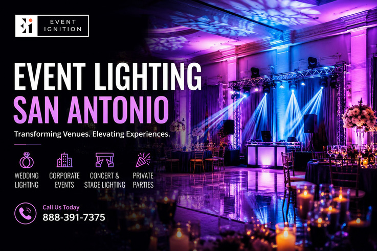 Event Lighting Company San Antonio – Transforming Events with Professional Lighting