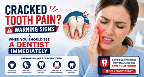 Cracked Tooth Pain? Warning Signs & When You Should See a Dentist Immediately