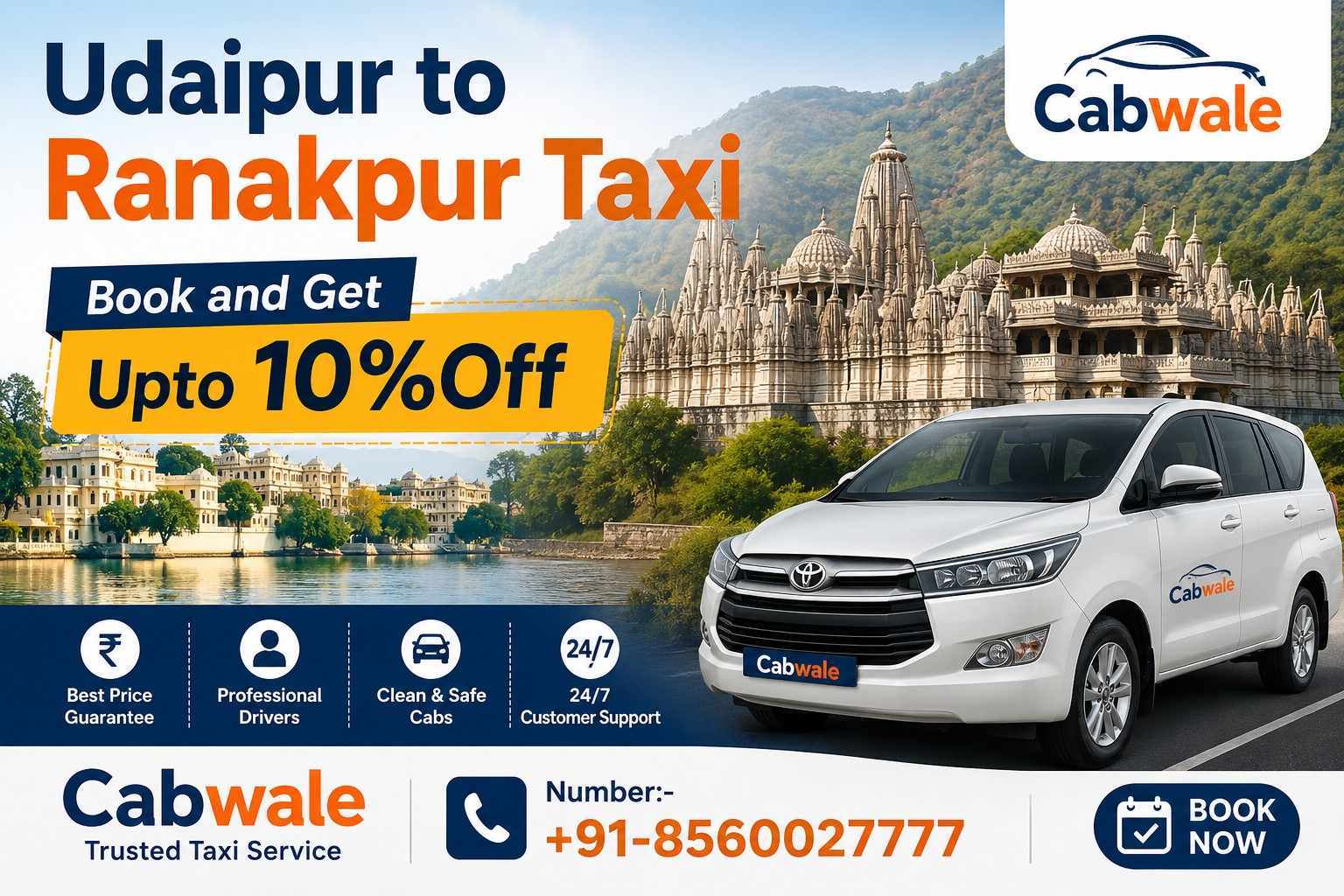 Private Cab from Udaipur to Ranakpur – Complete Trip Guide