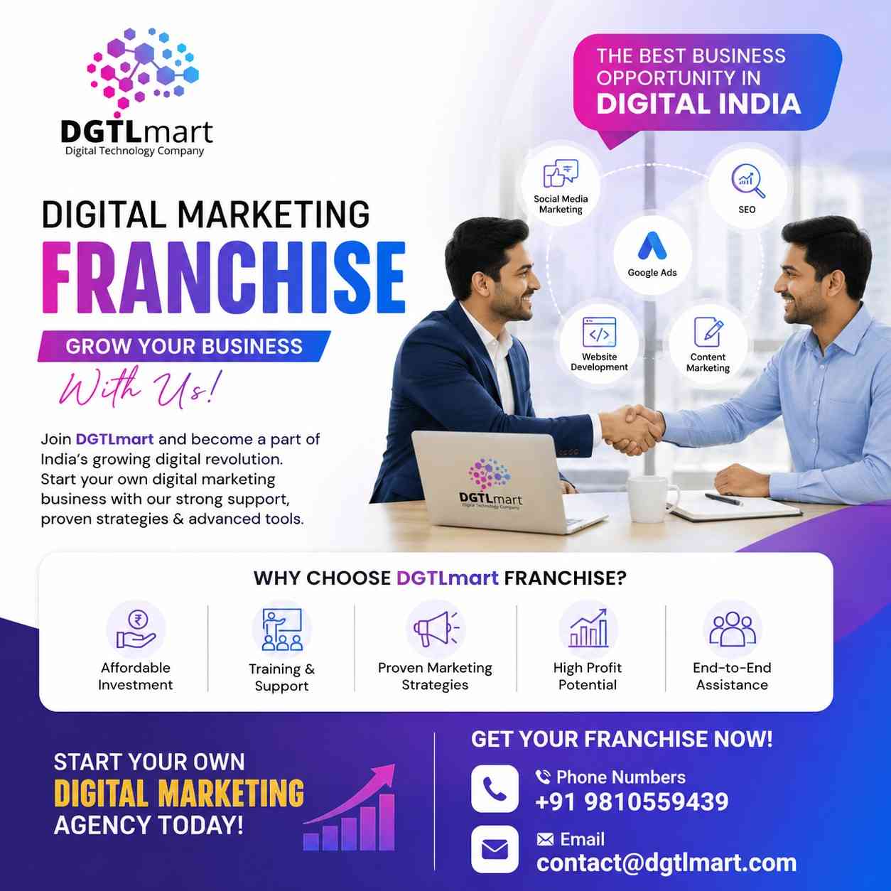 Digital Marketing Company Franchise: A Smart Business Opportunity for Modern Entrepreneurs