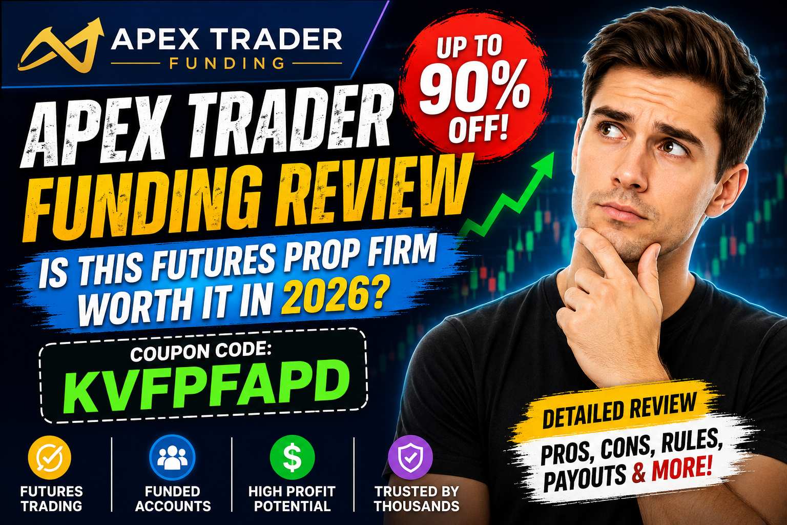 Apex Trader Funding Review: Is This Futures Prop Firm Worth It in 2026? | Use Code KVFPFAPD