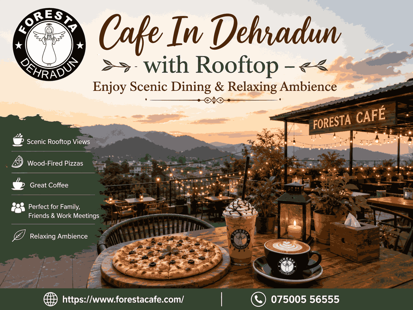 Cafe In Dehradun with Rooftop – Enjoy Scenic Dining & Relaxing Ambience