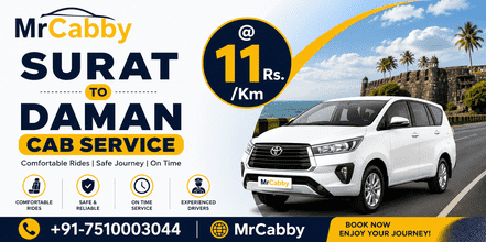 Seamless Travel: How to Book the Perfect Surat to Daman Cab Service