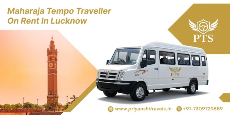 Maharaja Tempo Traveller on Rent in Lucknow for VIP Tours