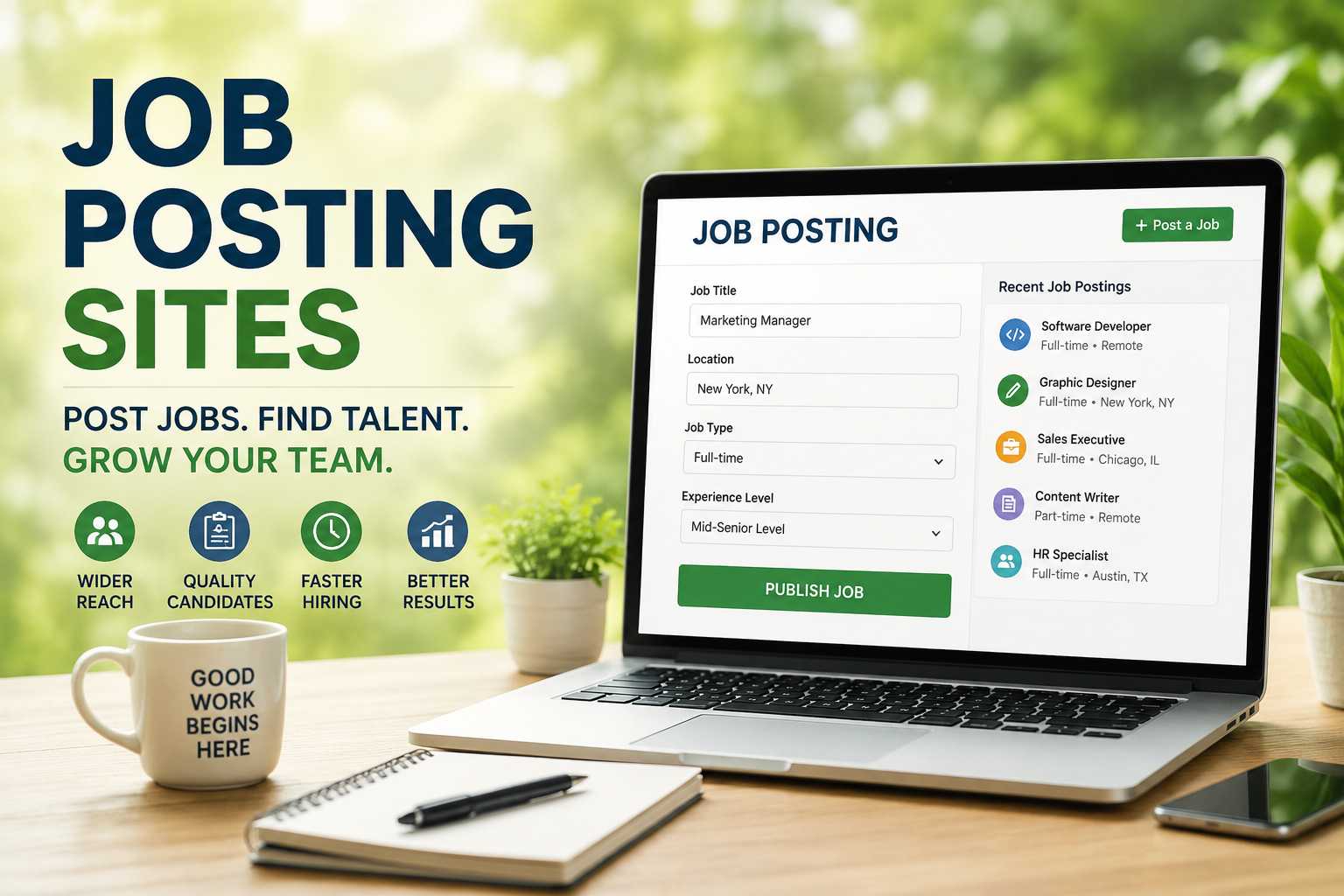 Explore the best job posting sites for employers and job seekers. Find top platforms to hire talent, post jobs, and disc