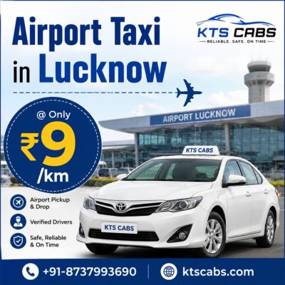 Book Trusted Airport Taxi in Lucknow Anytime, Anywhere