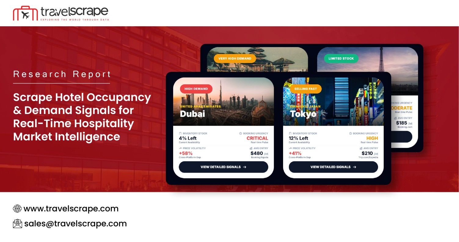 Scrape Hotel Occupancy & Demand Signals for Real-Time Hospitality