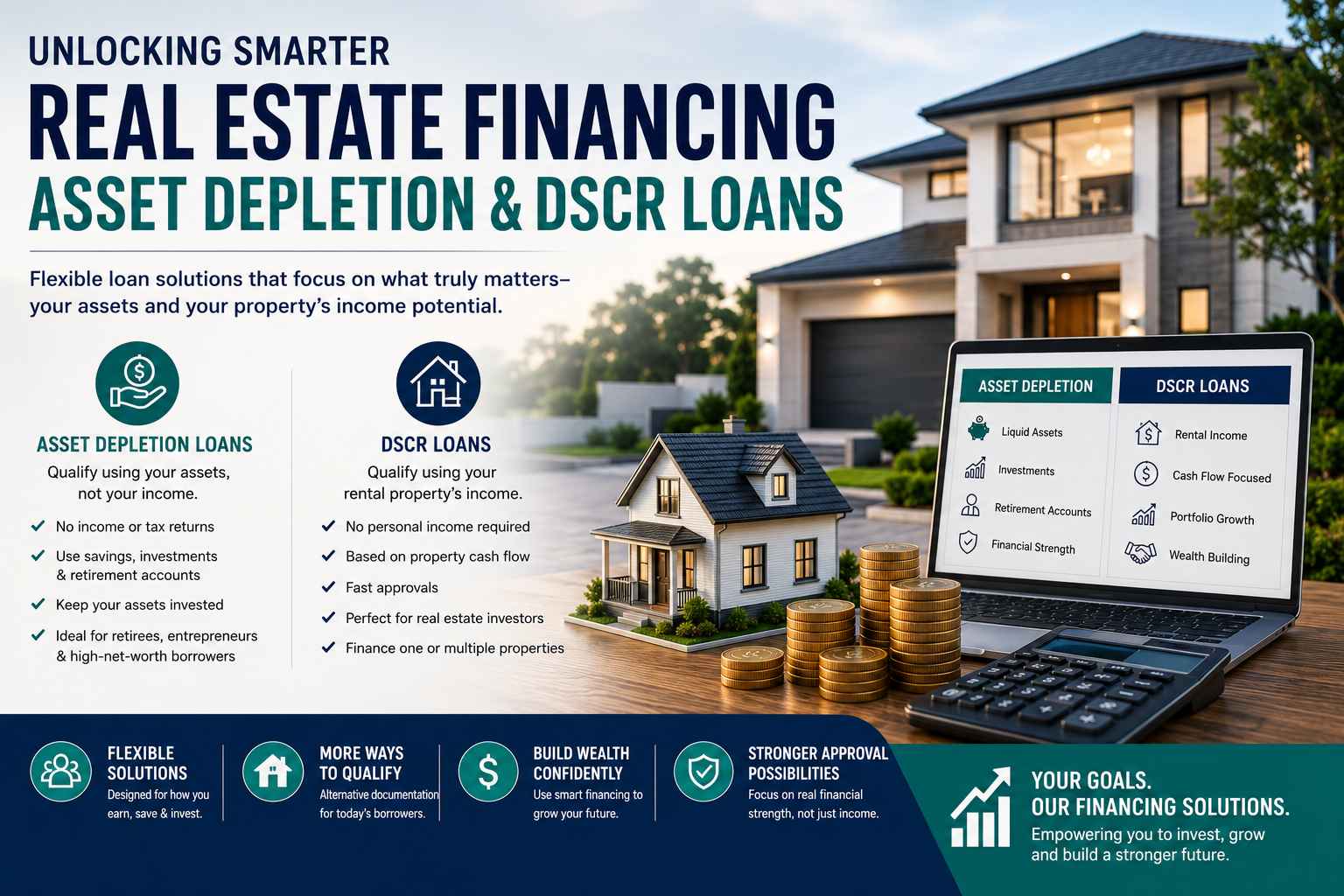 Unlocking Smarter Real Estate Financing: How Asset Depletion and DSCR Loans Empower Modern Borrowers
